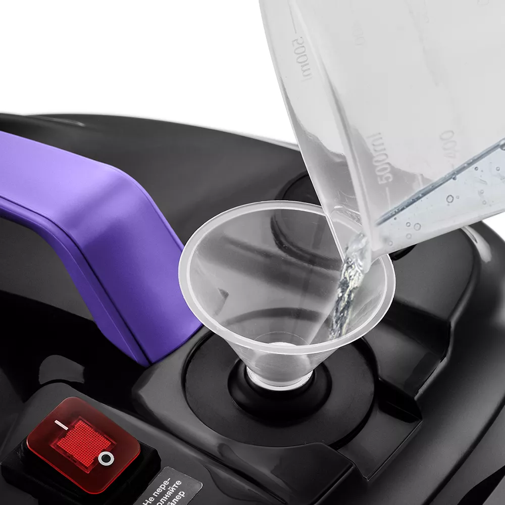 Пароочиститель напольный Kitfort КТ-9104-1 2000Вт фиолетовый/черный, фото 7