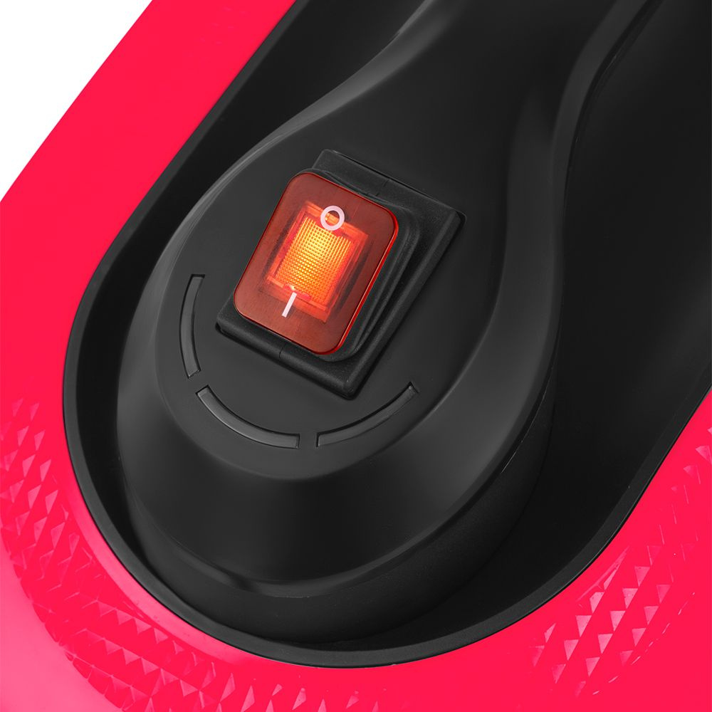 Пароочиститель напольный Kitfort КТ-9137-1 1800Вт черный/малиновый, фото 4