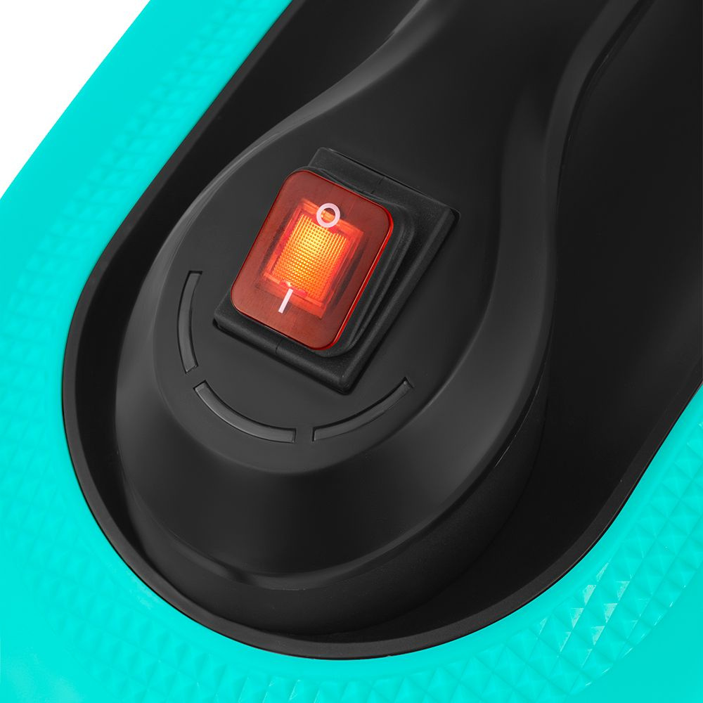 Пароочиститель напольный Kitfort КТ-9137-2 1800Вт черный/бирюзовый, фото 4