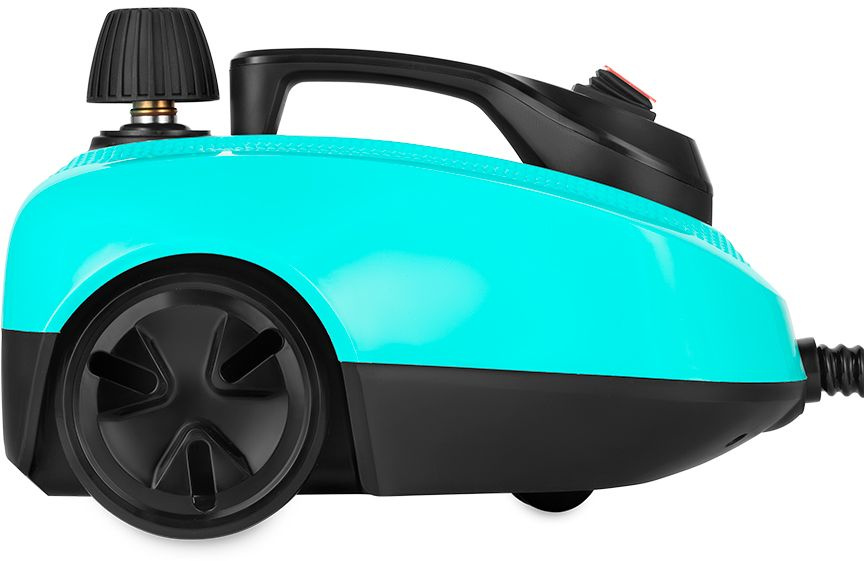 Пароочиститель напольный Kitfort КТ-9137-2 1800Вт черный/бирюзовый, фото 5