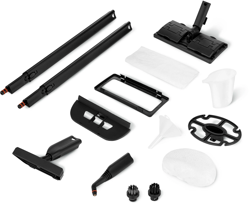 Пароочиститель напольный Kitfort КТ-9187 2000Вт черный/бирюзовый, фото 7