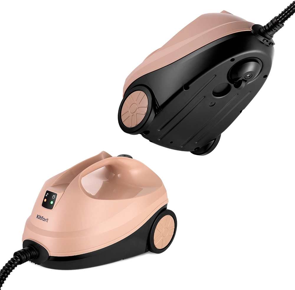 Пароочиститель напольный Kitfort КТ-9188 2000Вт бежевый/черный, фото 3