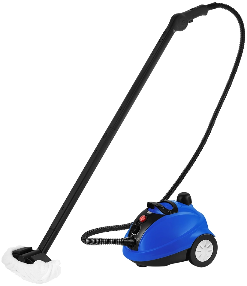 Пароочиститель напольный Kitfort КТ-9220 1300Вт синий/черный, фото 2