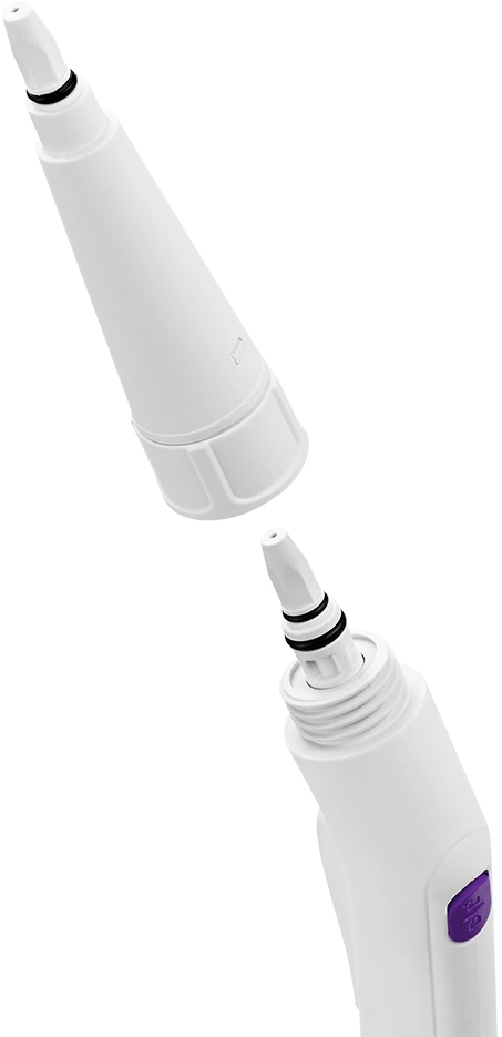 Пароочиститель ручной Kitfort КТ-9109-1 1000Вт белый/фиолетовый, фото 4