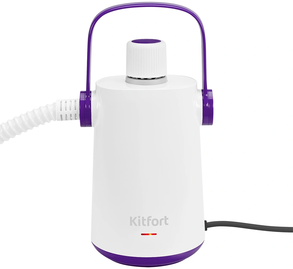 Пароочиститель ручной Kitfort КТ-9109-1 1000Вт белый/фиолетовый, фото 8