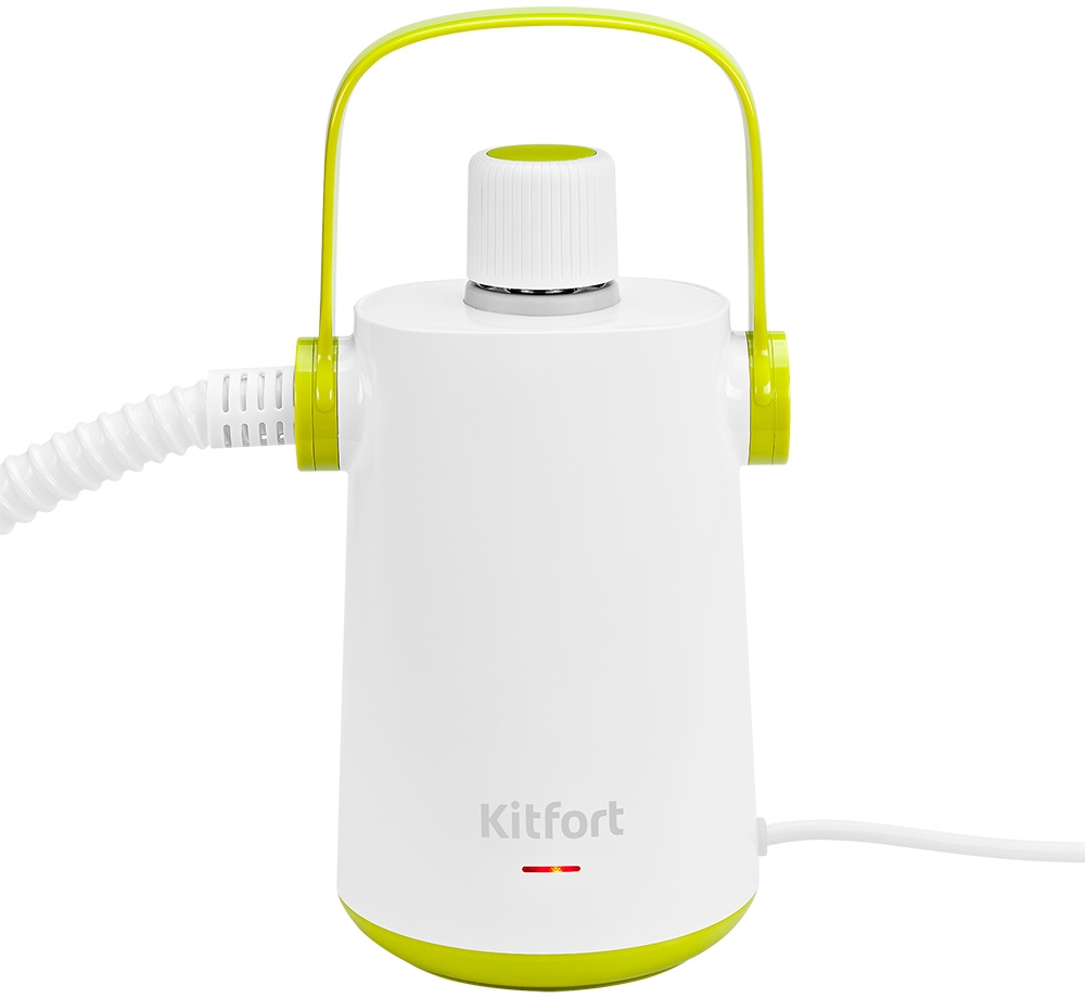 Пароочиститель ручной Kitfort КТ-9109-2 1000Вт белый/салатовый, фото 4