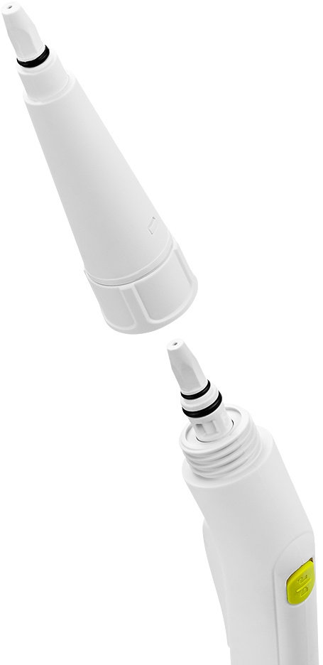 Пароочиститель ручной Kitfort КТ-9109-2 1000Вт белый/салатовый, фото 6