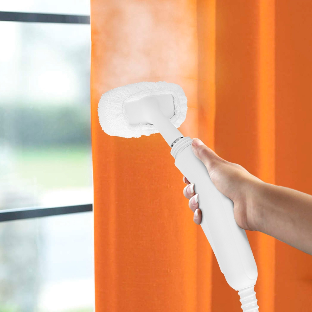 Пароочиститель ручной Kitfort КТ-9109-2 1000Вт белый/салатовый, фото 10