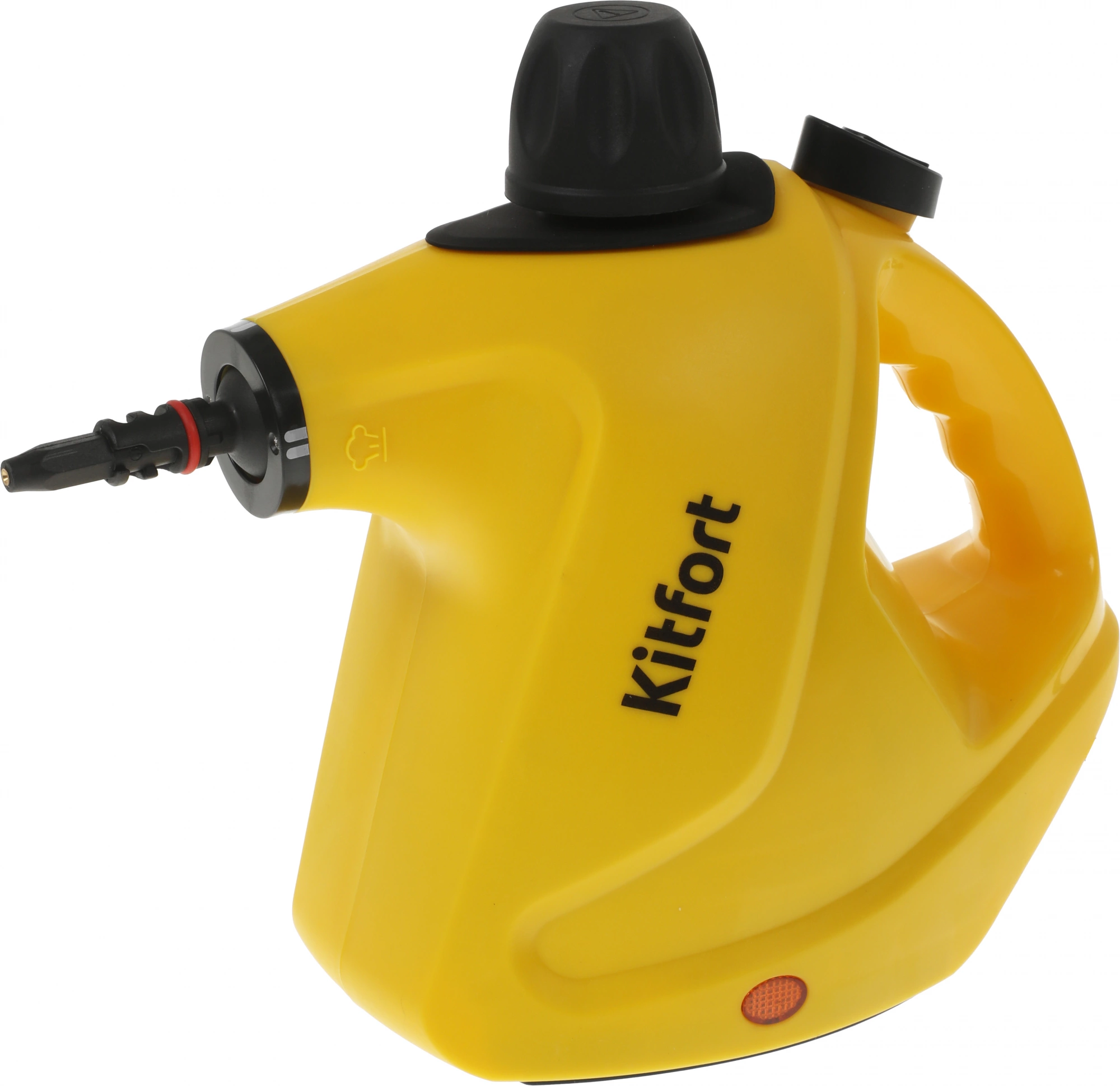 Пароочиститель ручной Kitfort КТ-9138-3 1050Вт черный/желтый, фото 4