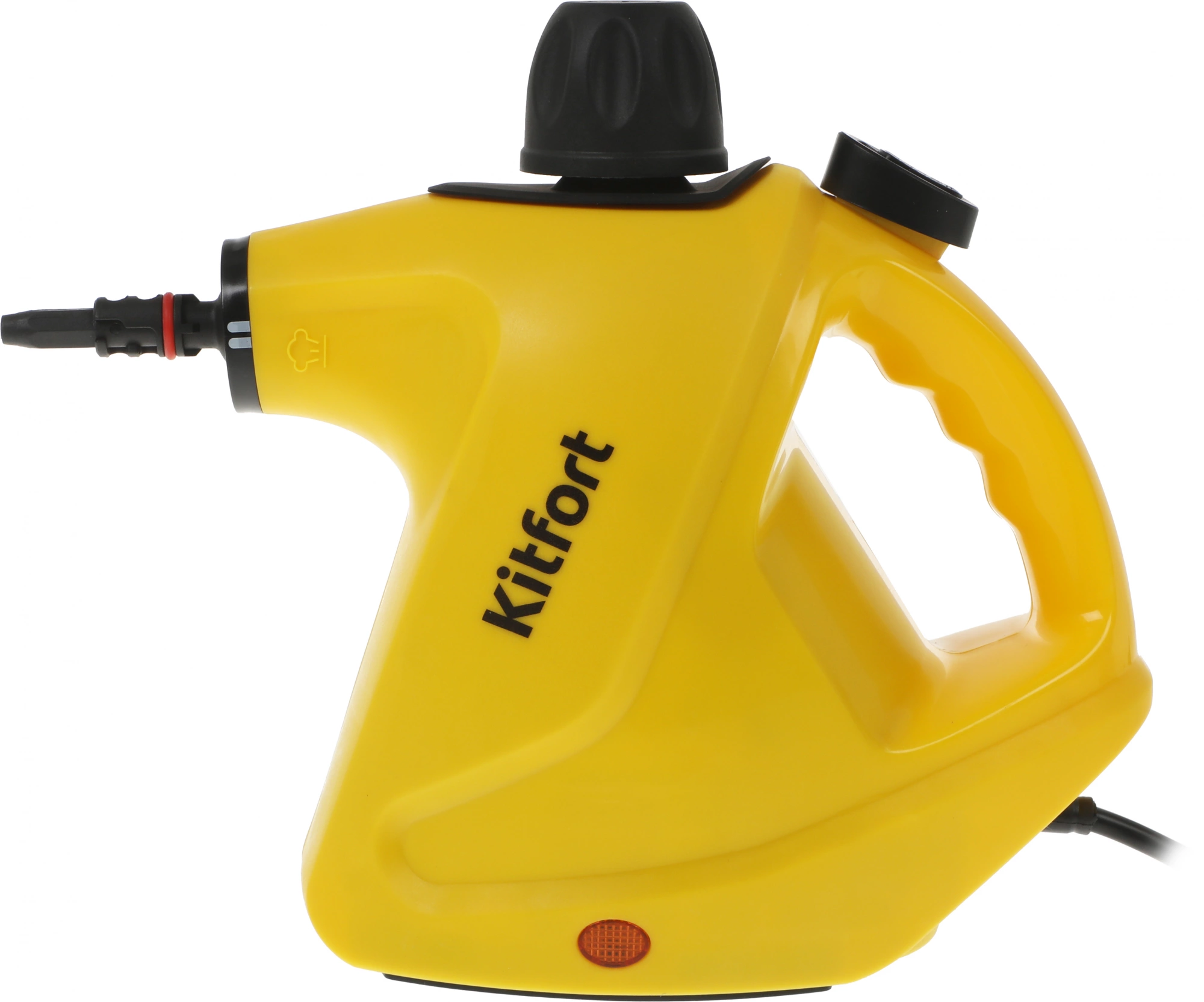 Пароочиститель ручной Kitfort КТ-9138-3 1050Вт черный/желтый, фото 5
