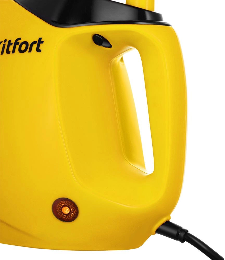 Пароочиститель ручной Kitfort КТ-9140-1 1050Вт черный/желтый, фото 5
