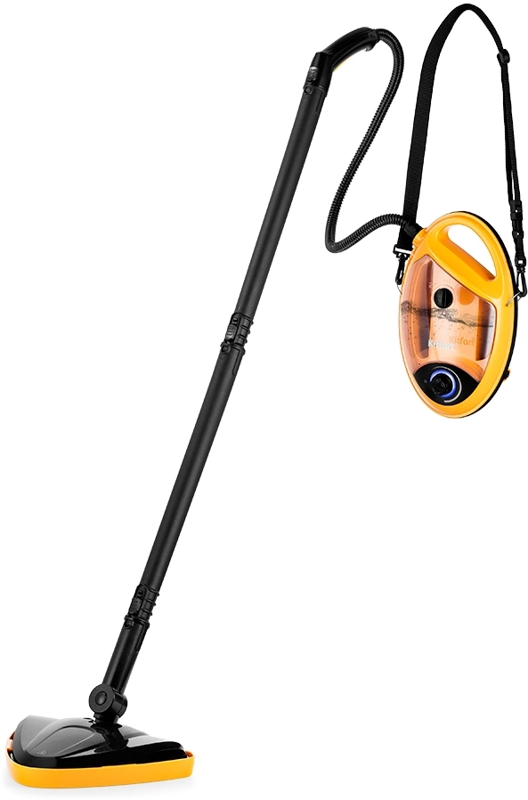 Пароочиститель ручной Kitfort КТ-9158-1 1300Вт желтый/черный, фото 2