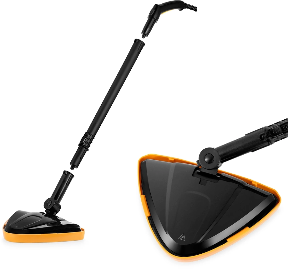 Пароочиститель ручной Kitfort КТ-9158-1 1300Вт желтый/черный, фото 5