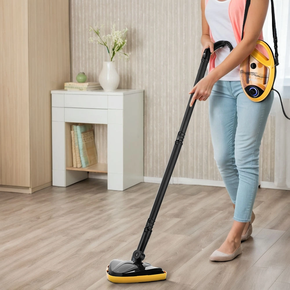 Пароочиститель ручной Kitfort КТ-9158-1 1300Вт желтый/черный, фото 8