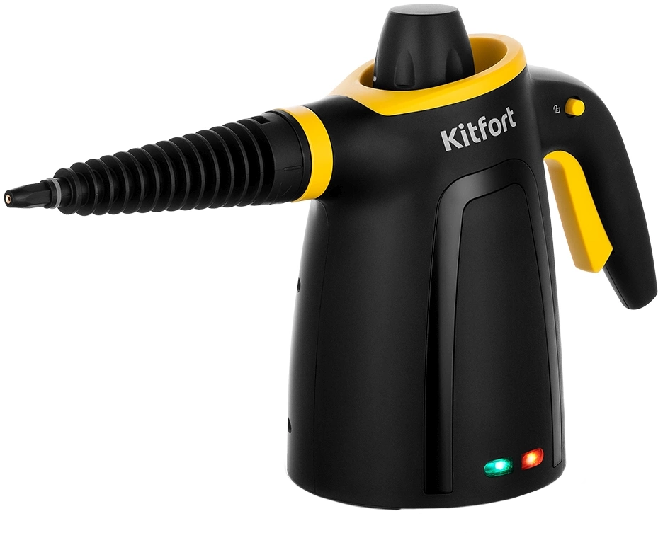 Пароочиститель ручной Kitfort КТ-9170-3 1050Вт черный/желтый