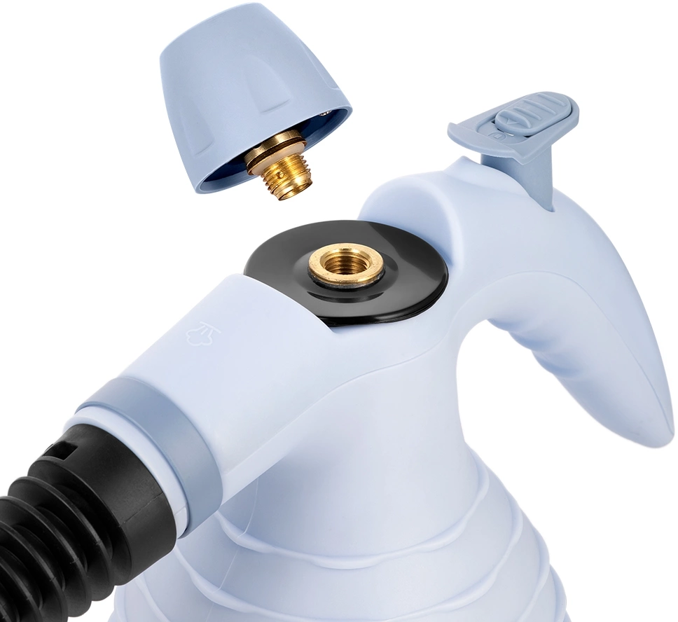 Пароочиститель ручной Kitfort КТ-9176 1050Вт голубой, фото 3