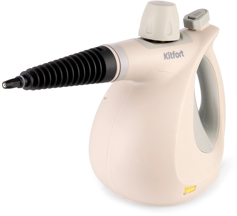 Пароочиститель ручной Kitfort КТ-9177 1050Вт бежевый/серый, фото 2
