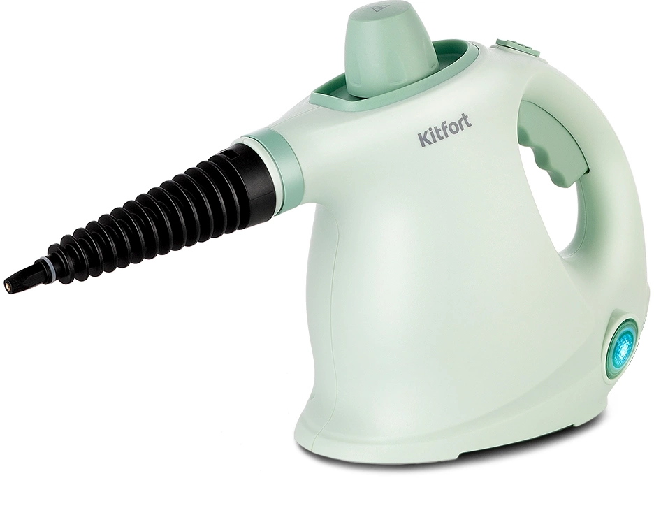 Пароочиститель ручной Kitfort КТ-9178 1050Вт зеленый, фото 2