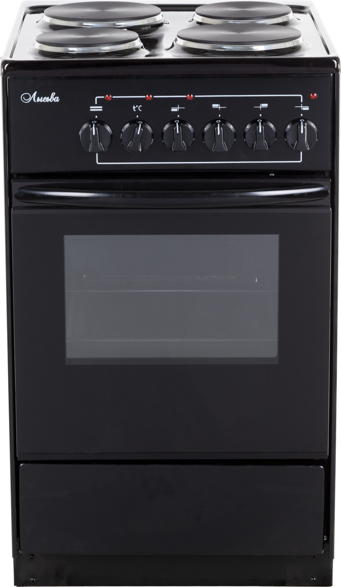 Плита Электрическая Лысьва ЭП 411 черный эмаль