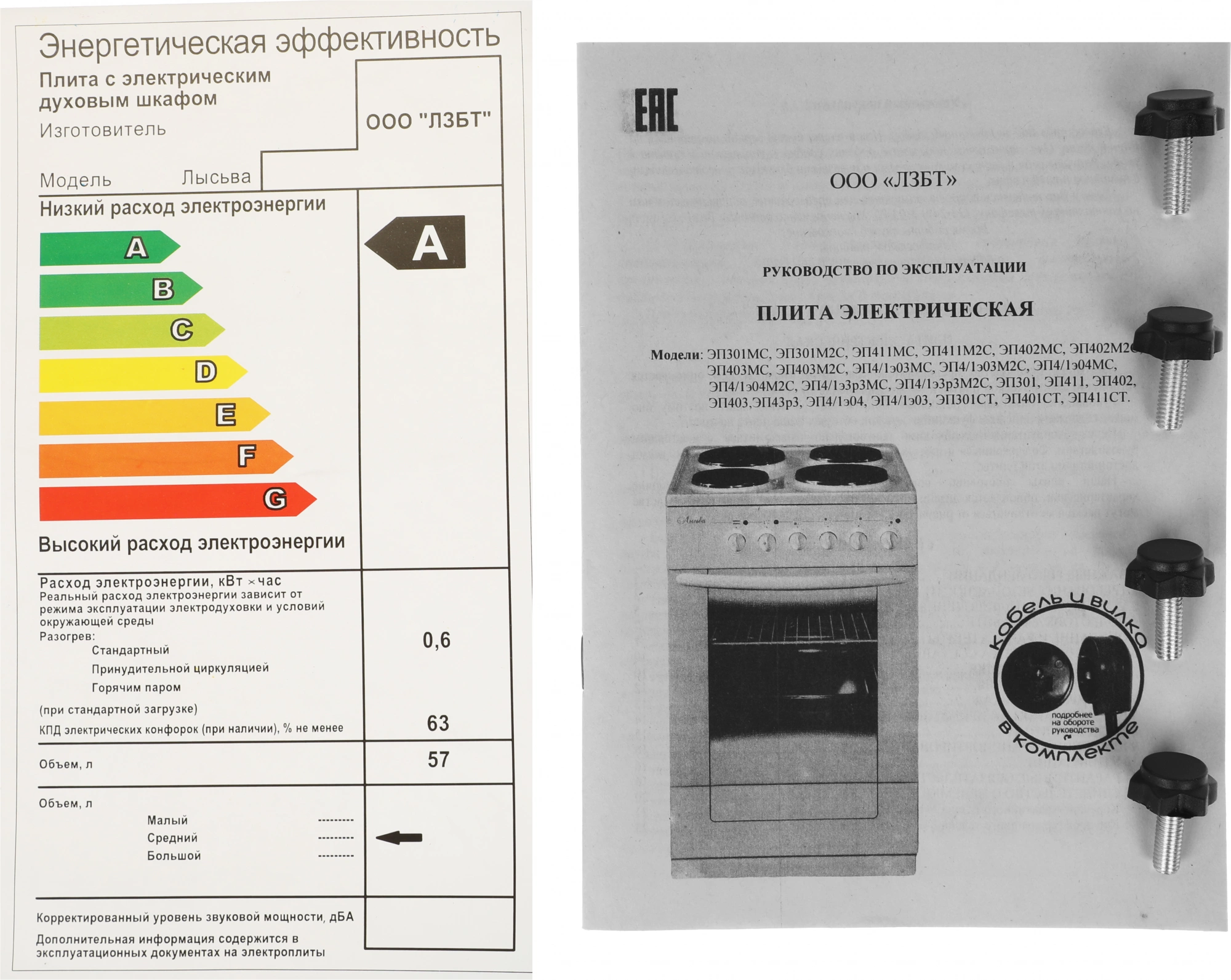 Плита Электрическая Лысьва ЭП 411 МС, фото 14
