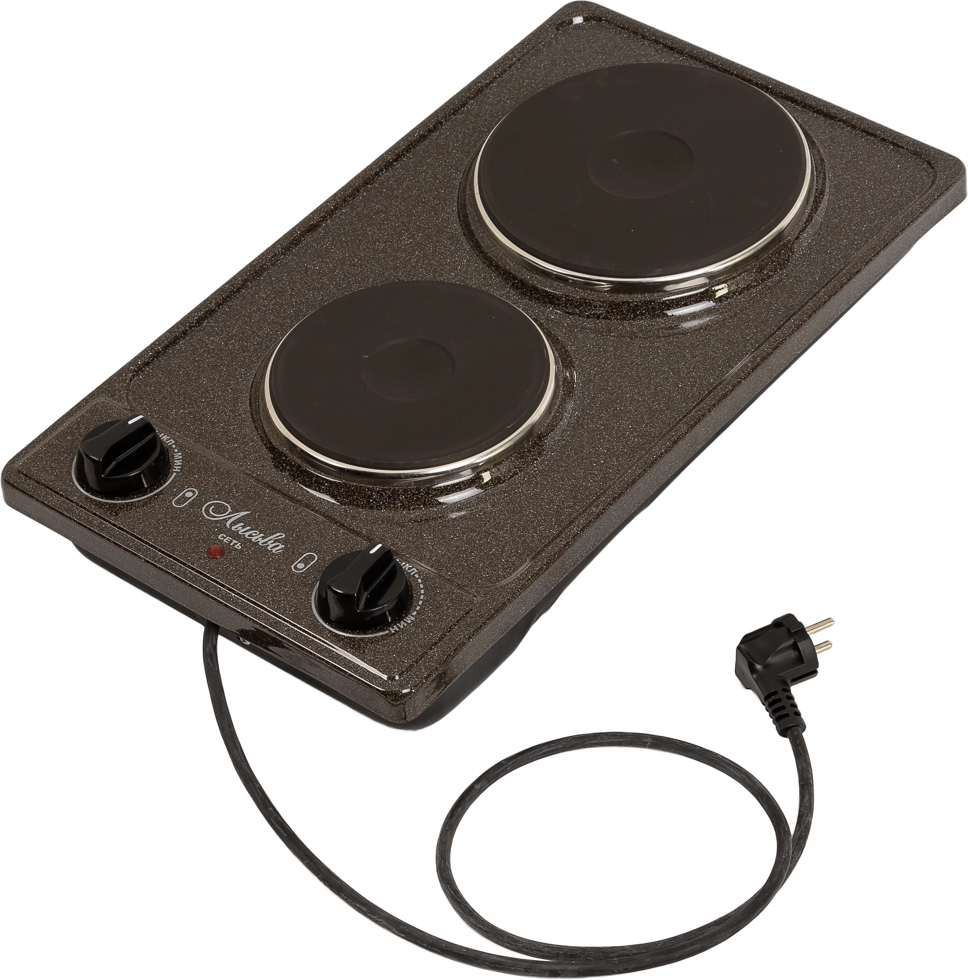 Плита Электрическая Лысьва ЭПБ 22 коричневый/рябчик, фото 3