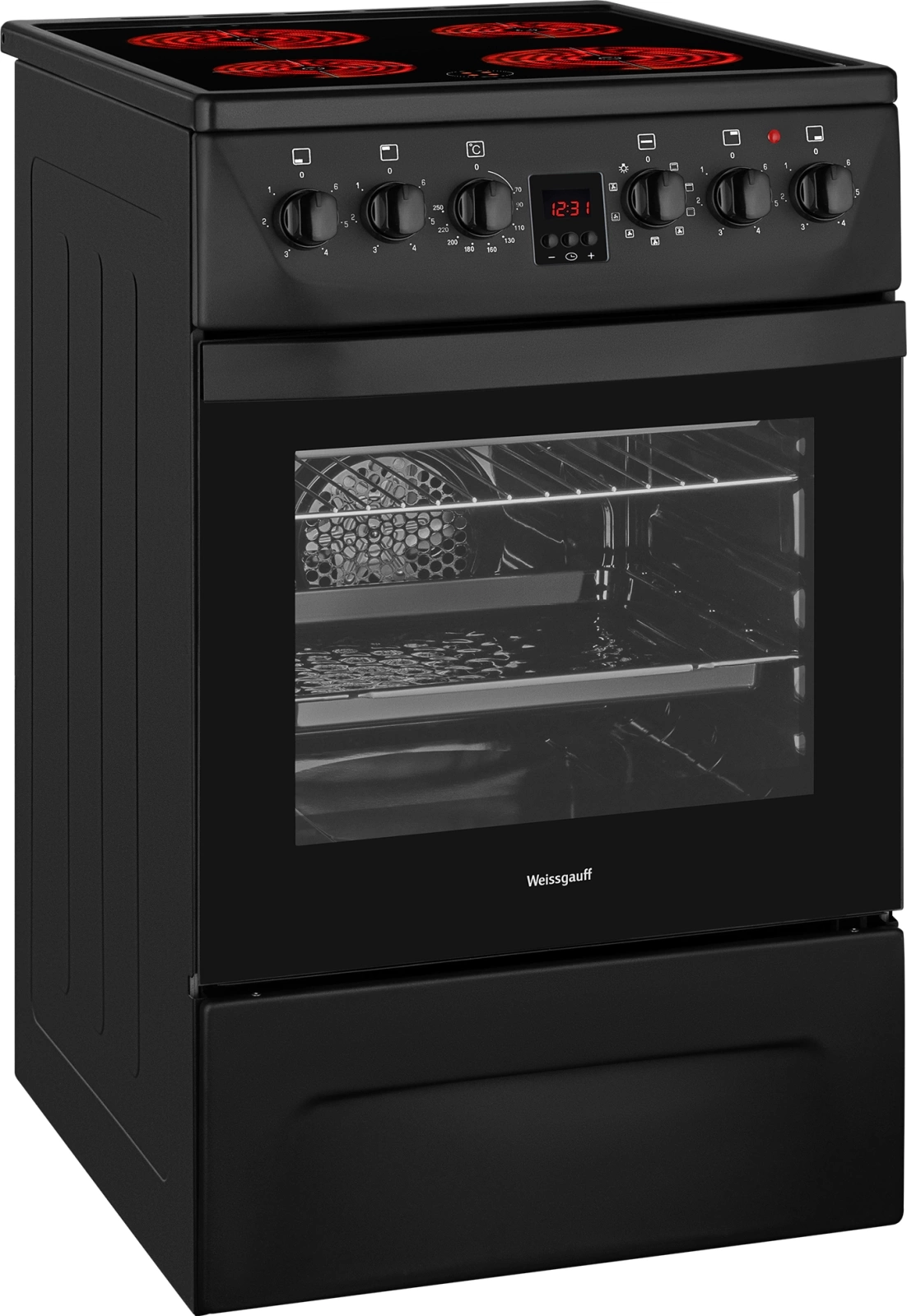 Плита Электрическая Weissgauff WES 2V16 BE Premium Line, фото 4