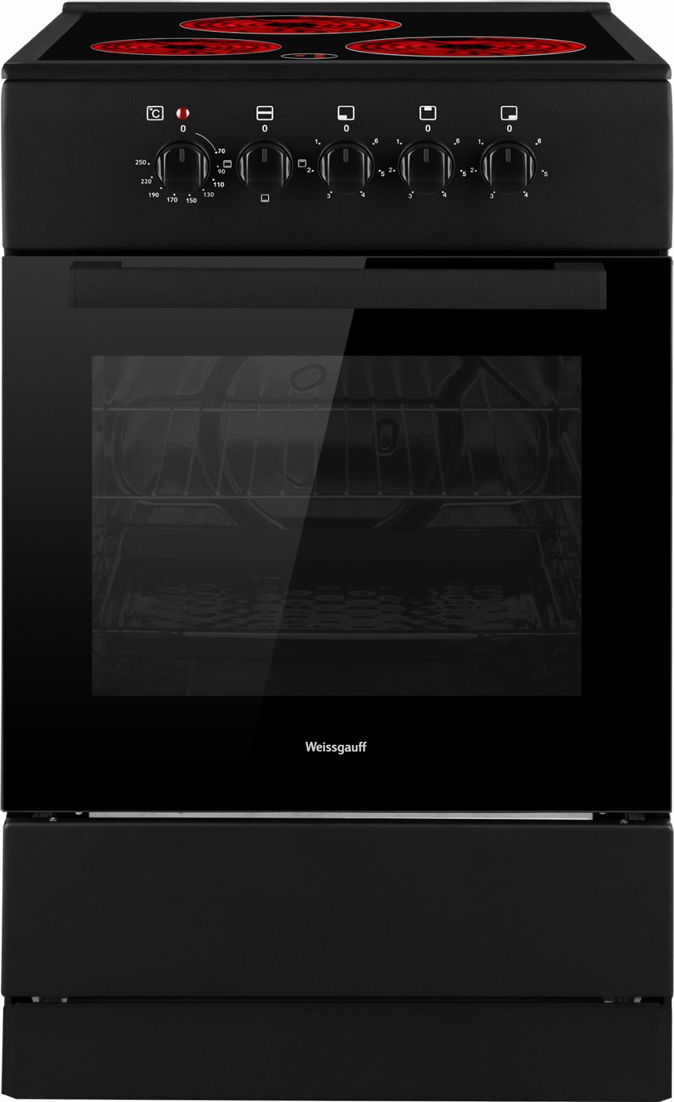 Плита Электрическая Weissgauff WES E2V05 B, фото 2