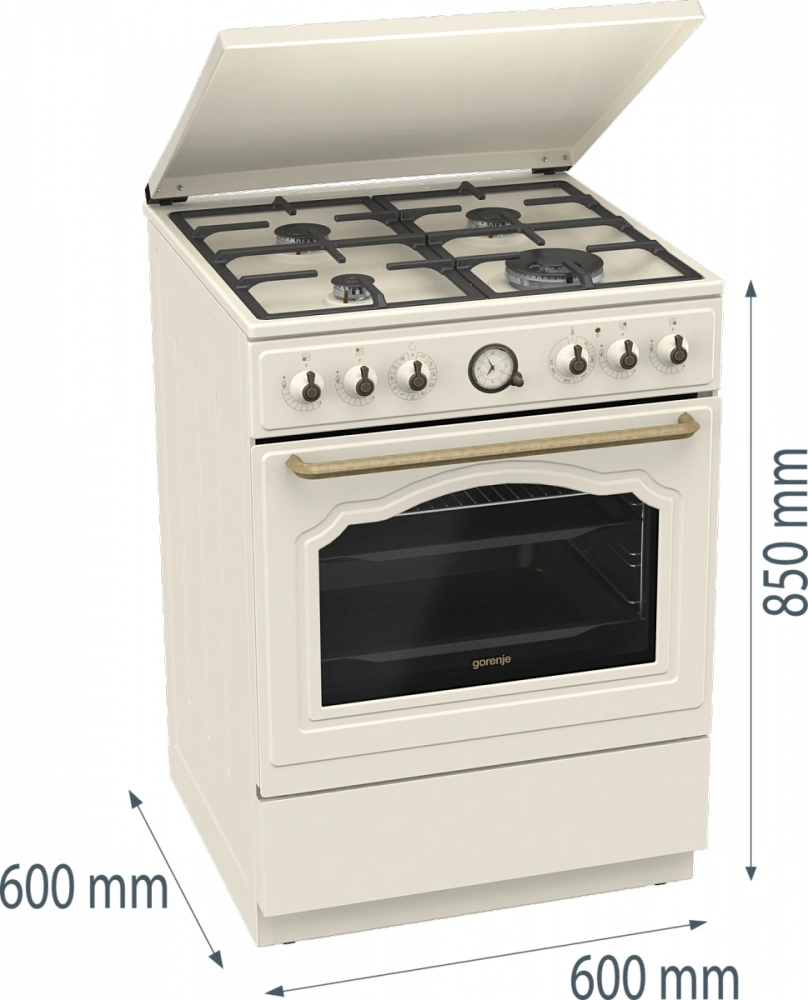 Плита Газовая Gorenje GKS6C71CLI, фото 14