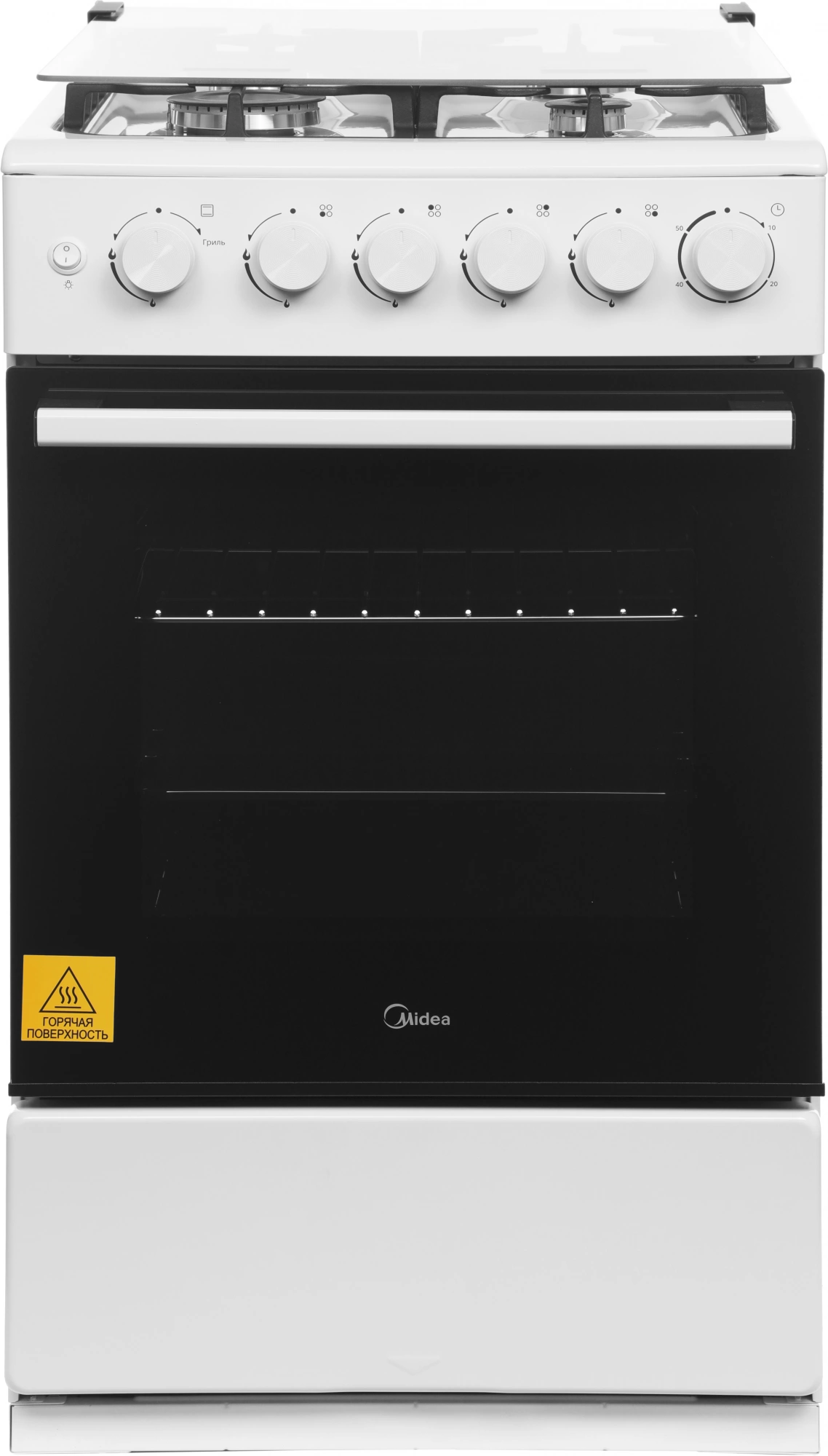 Плита Газовая Midea MFO-M4G20T0E(WH), фото 2
