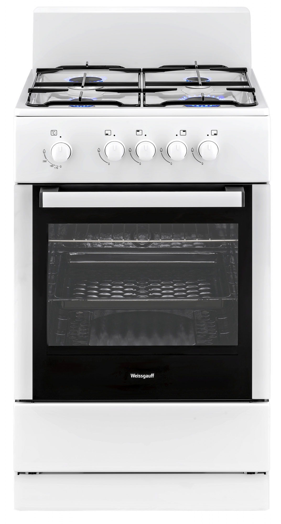 Плита Газовая Weissgauff WGS G4G01 W