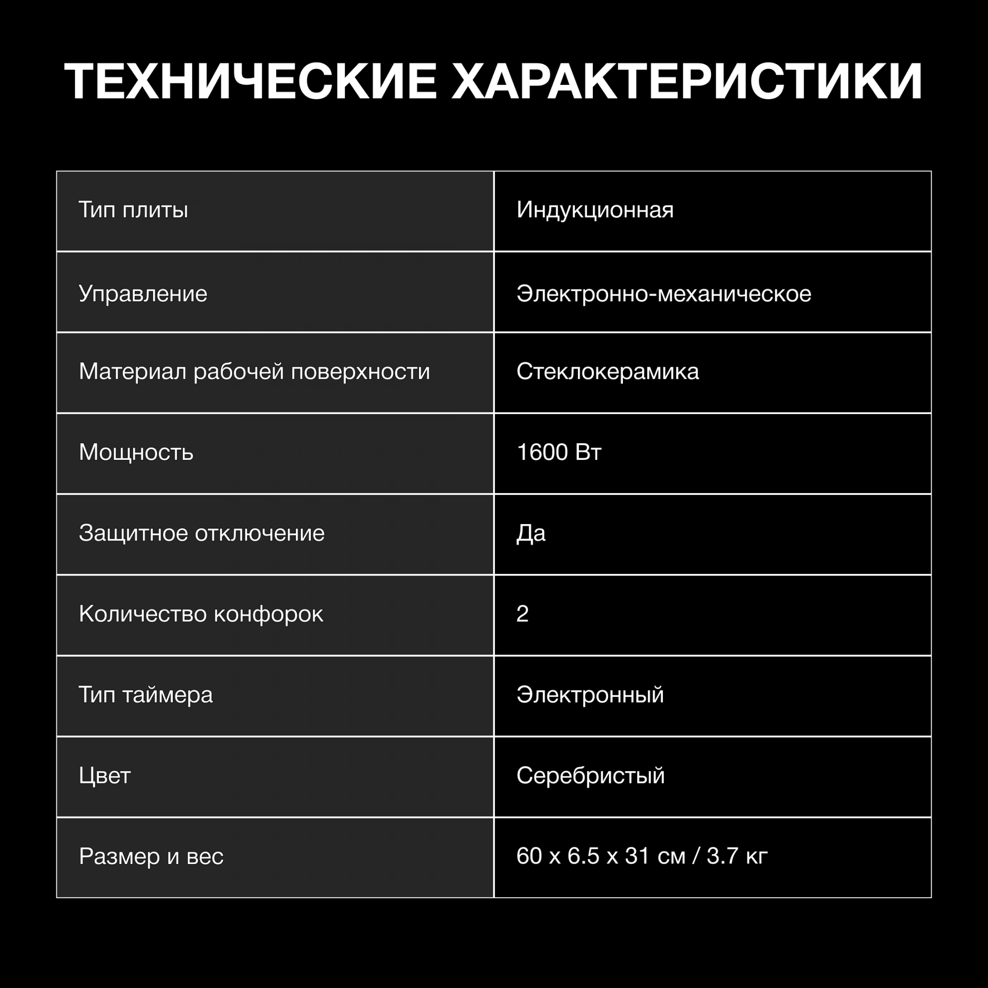 Плита Индукционная Hyundai HYC-0103, фото 32