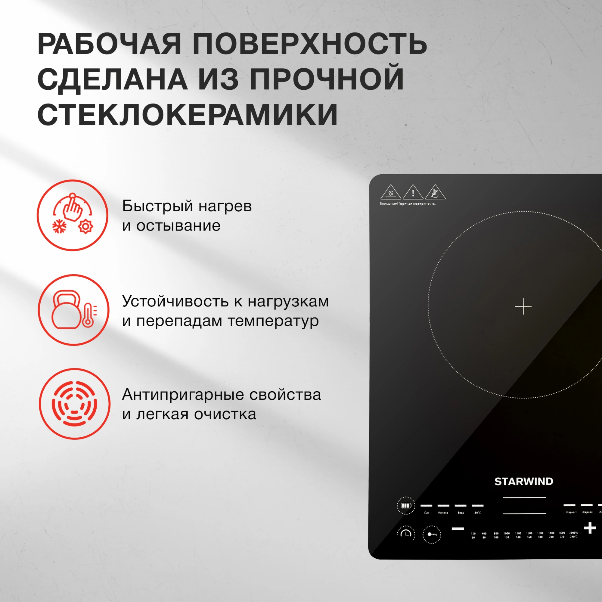 Плита Индукционная Starwind STI-1001, фото 24