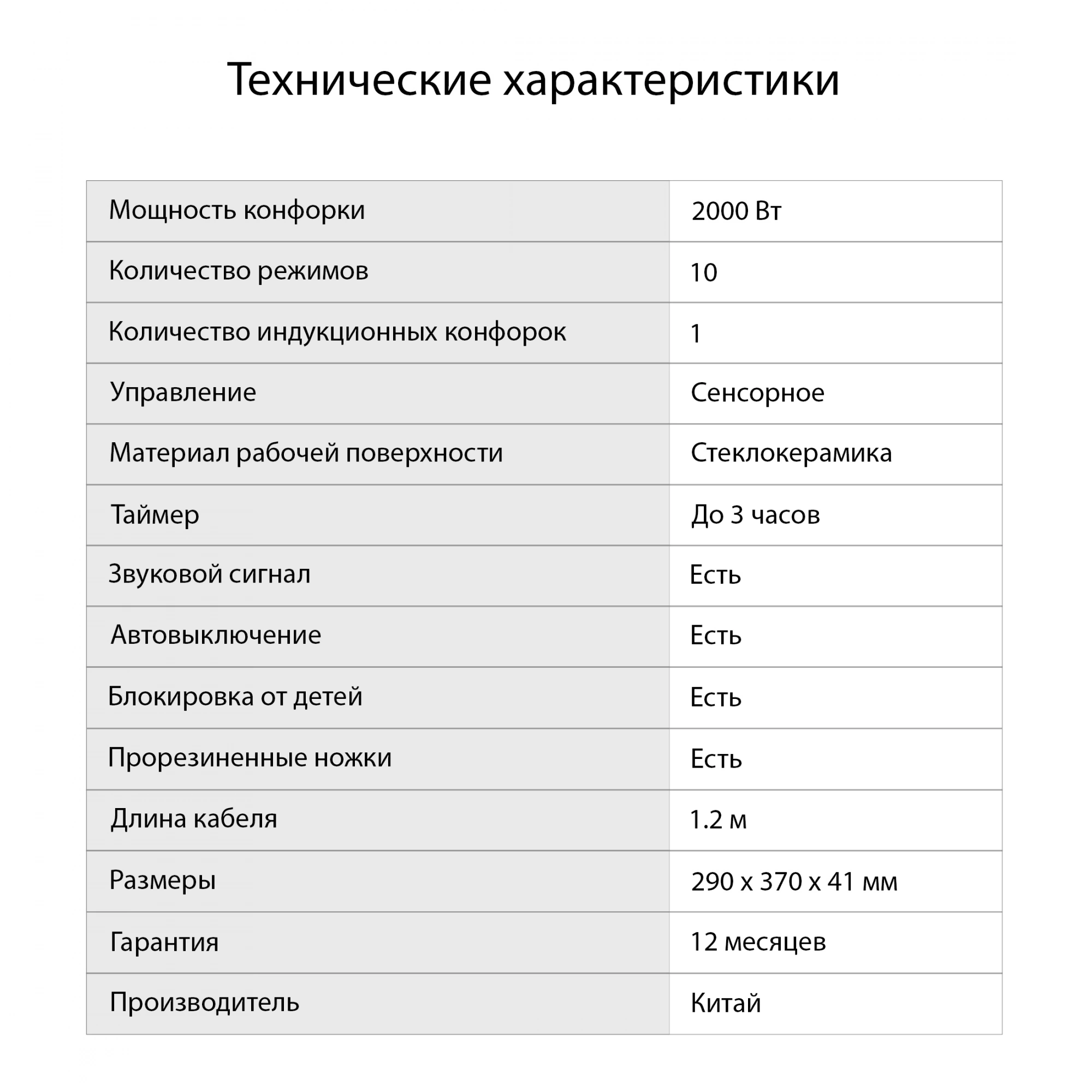 Плита Индукционная Starwind STI-1001, превью предыдущего фото