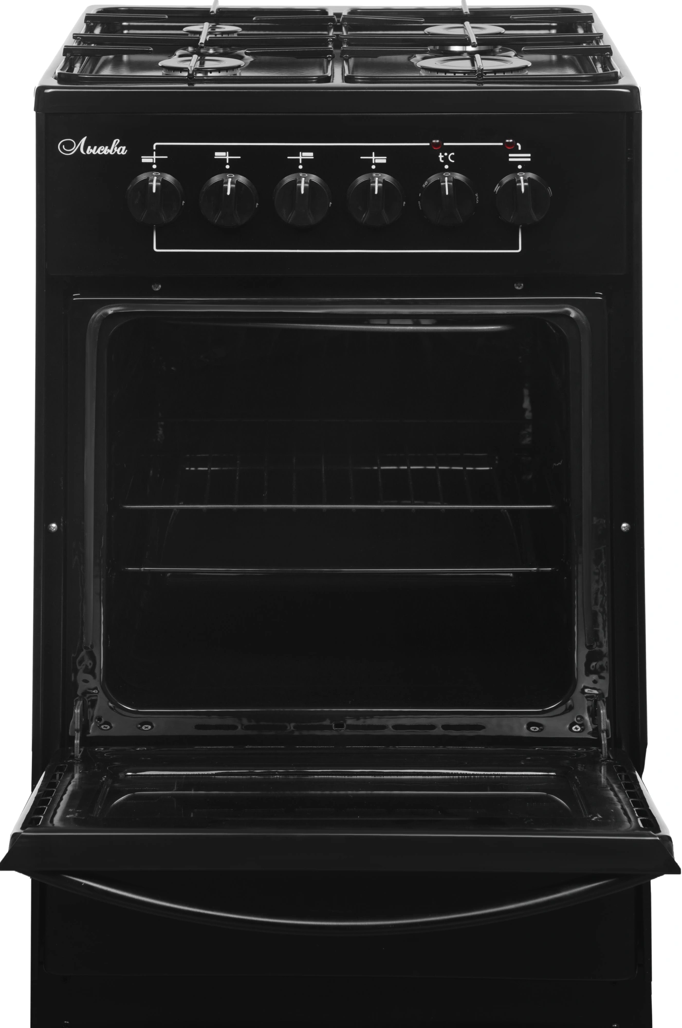 Плита Комбинированная Лысьва ЭГ 401-2у черный, фото 3