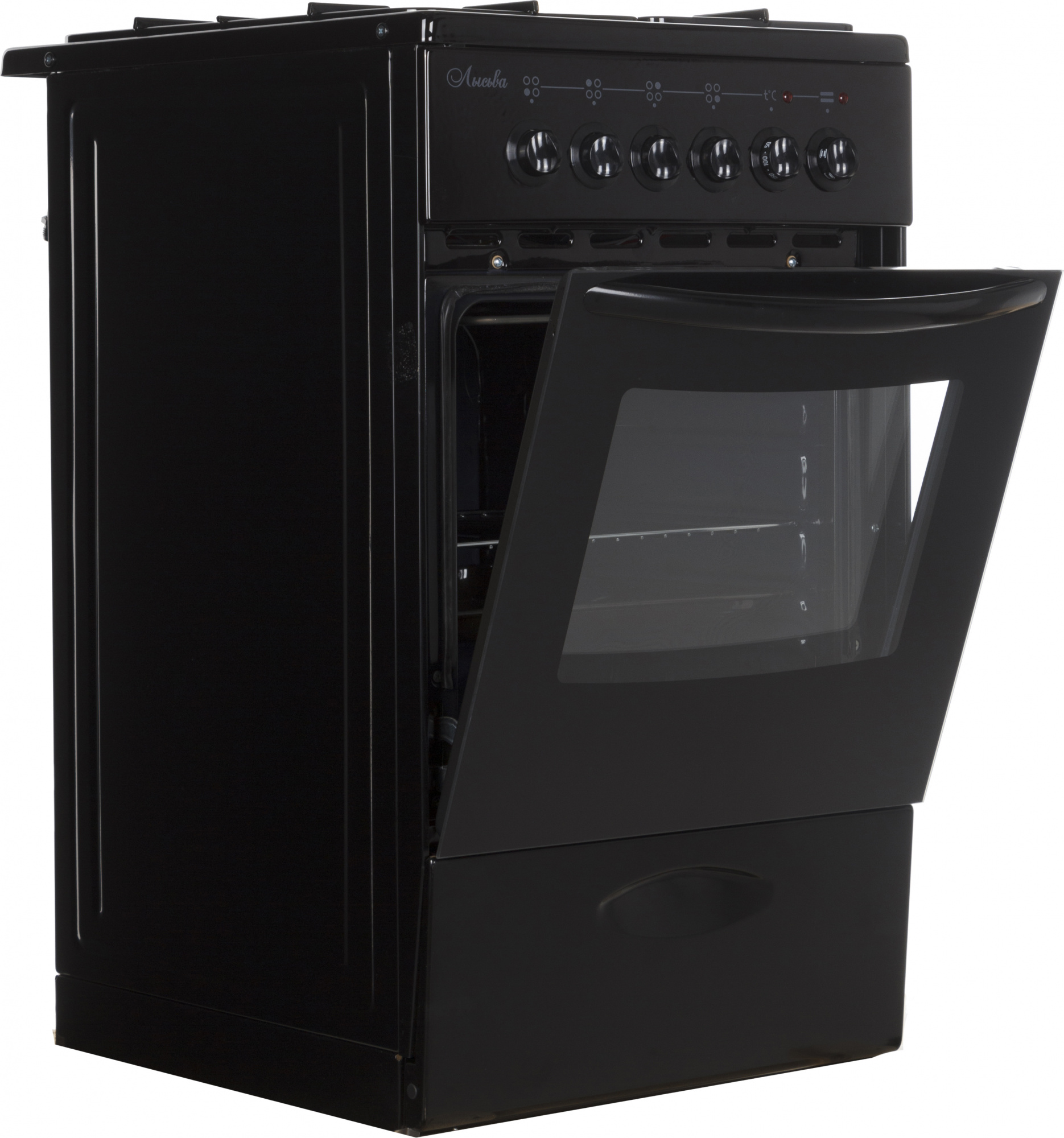 Плита Комбинированная Лысьва ЭГ 401 МС-2у черный, фото 3