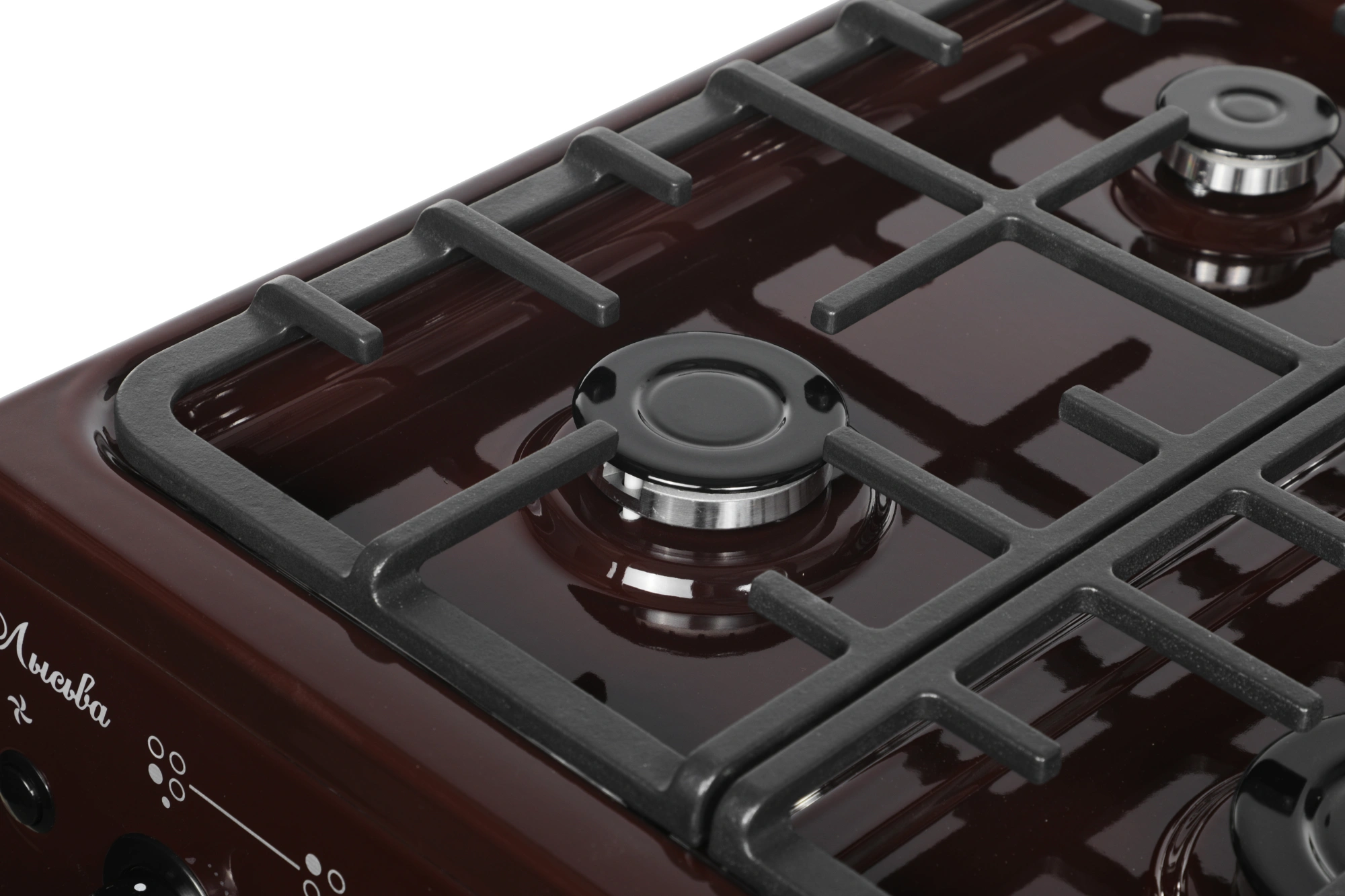 Плита Комбинированная Лысьва ЭГ 404 МС-2у коричневый, фото 14