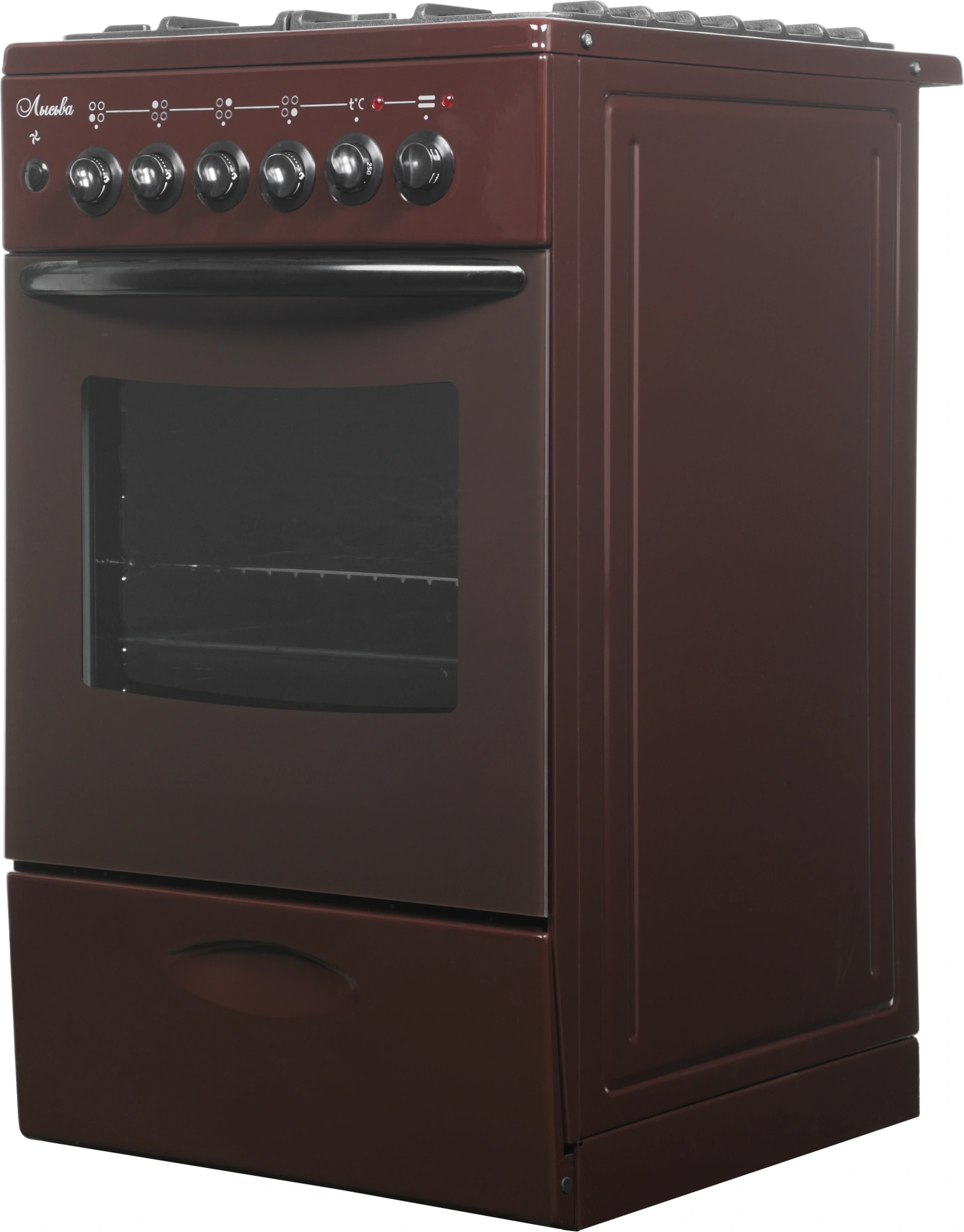 Плита Комбинированная Лысьва ЭГ 404 МС-2у коричневый, фото 5