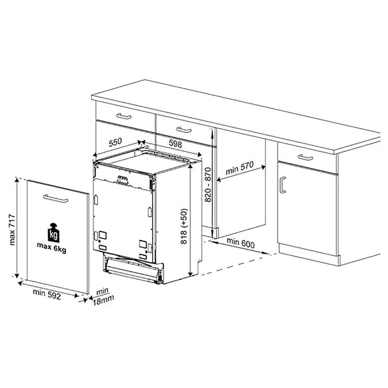 Посудомоечная машина Beko BDIN16520, фото 8