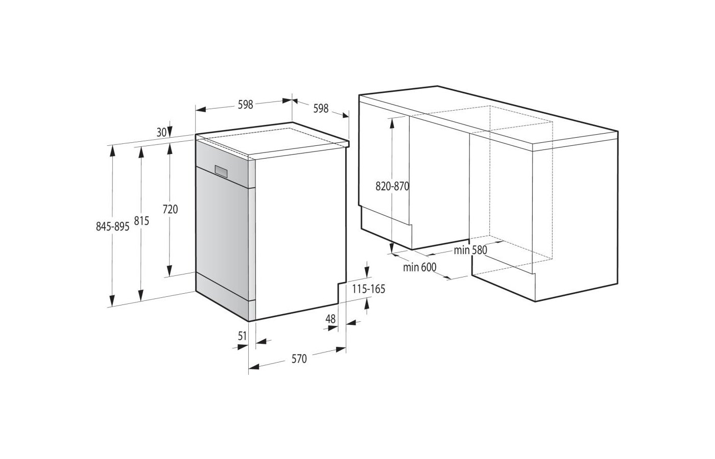 Посудомоечная машина Gorenje GS620C10W, превью предыдущего фото