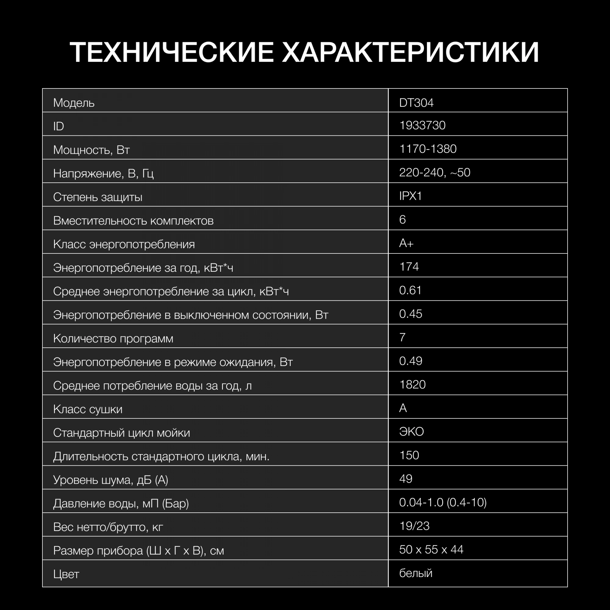 Посудомоечная машина Hyundai DT304, превью предыдущего фото