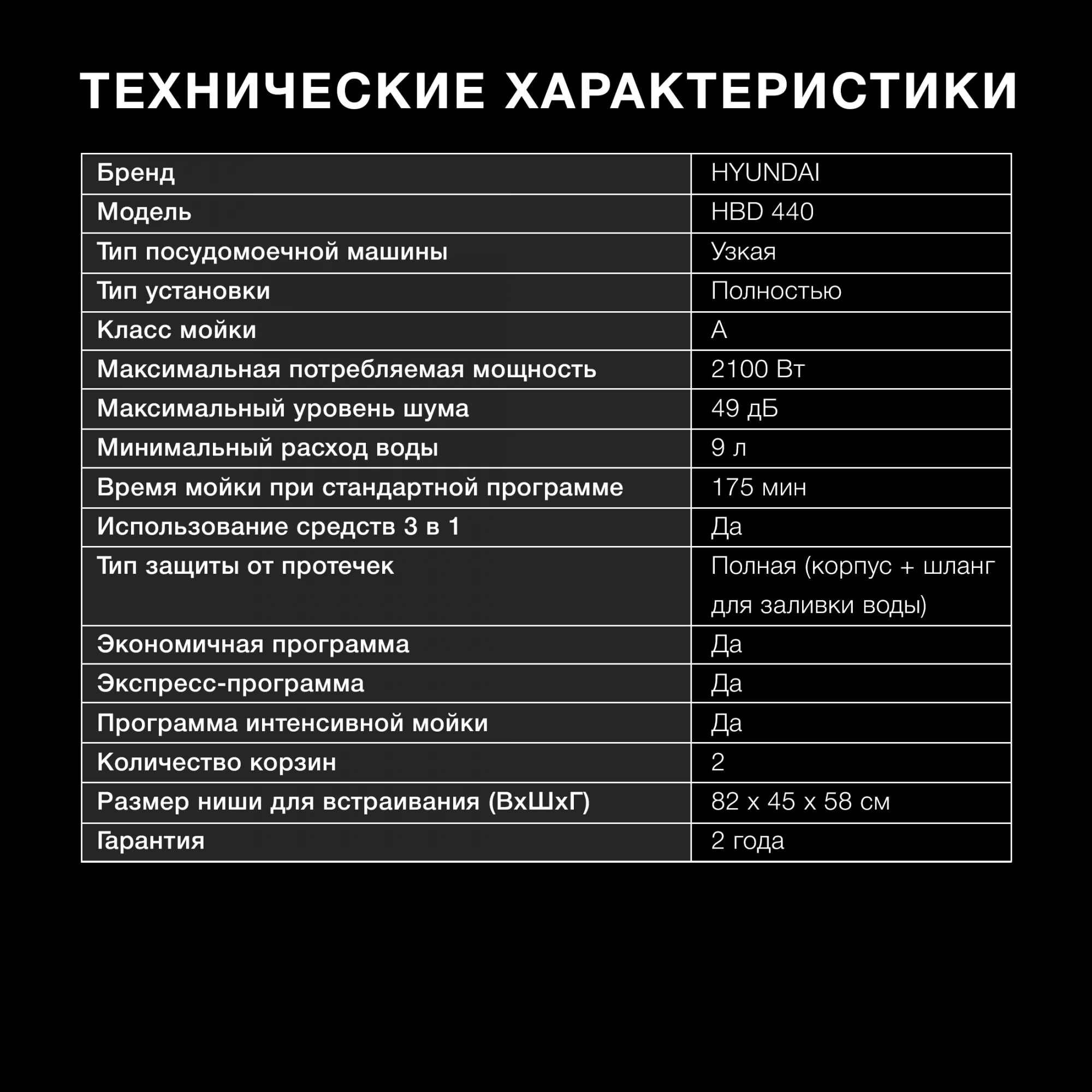 Посудомоечная машина Hyundai HBD 440, фото 26