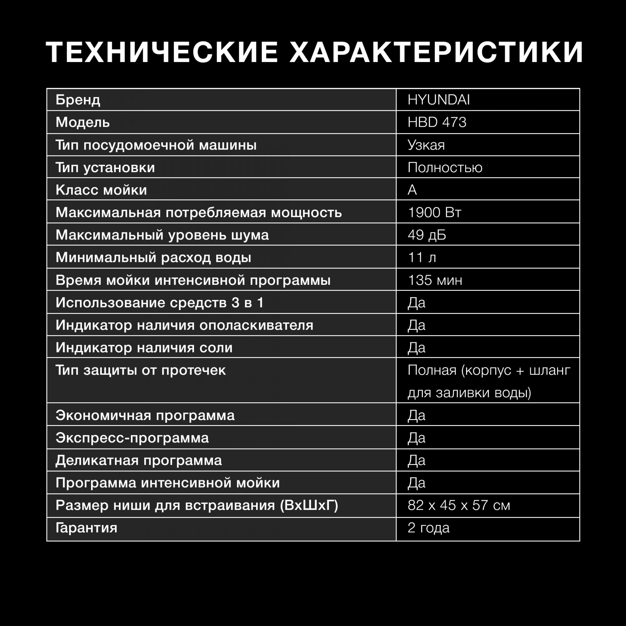 Посудомоечная машина Hyundai HBD 473, фото 24