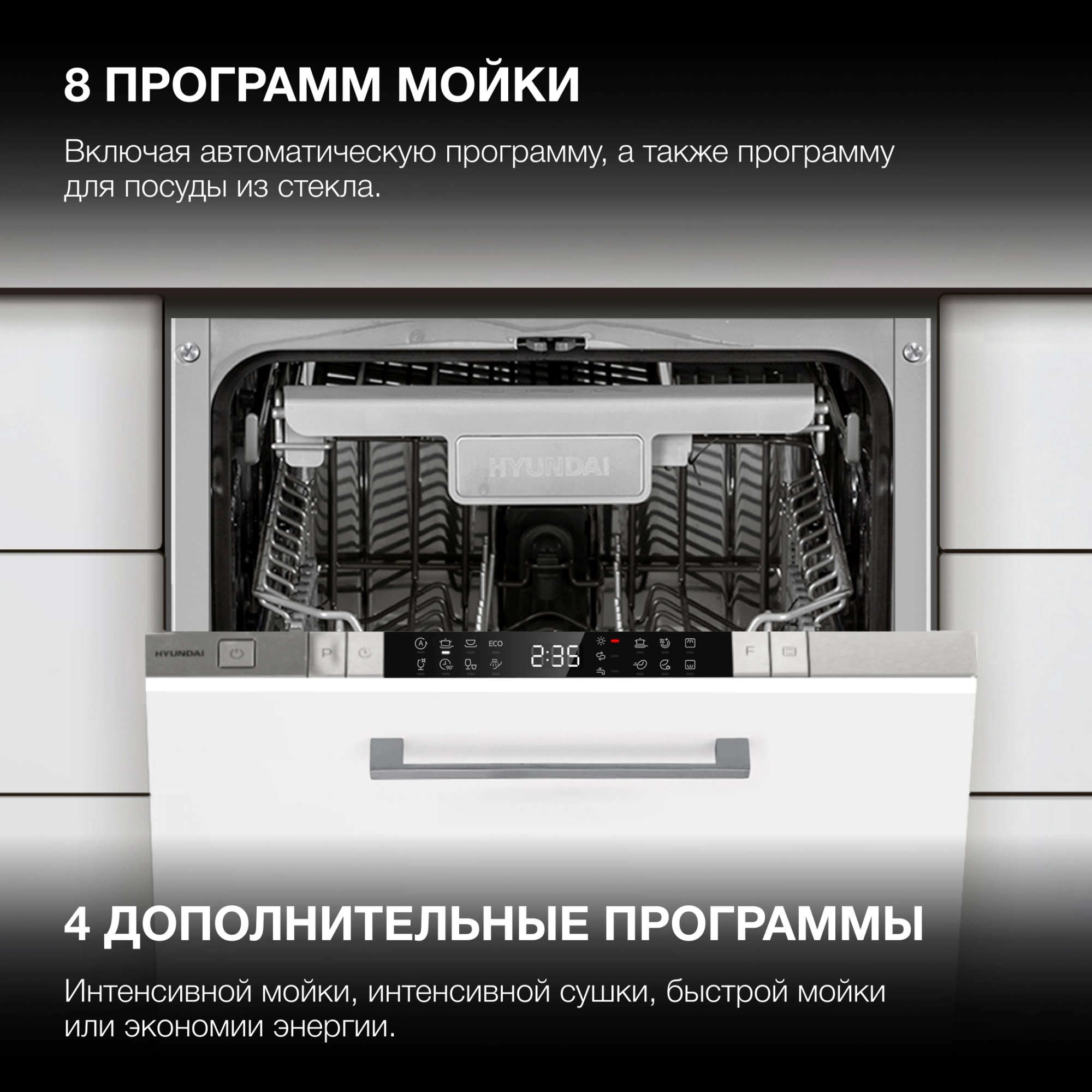 Посудомоечная машина Hyundai HBD 480, фото 34