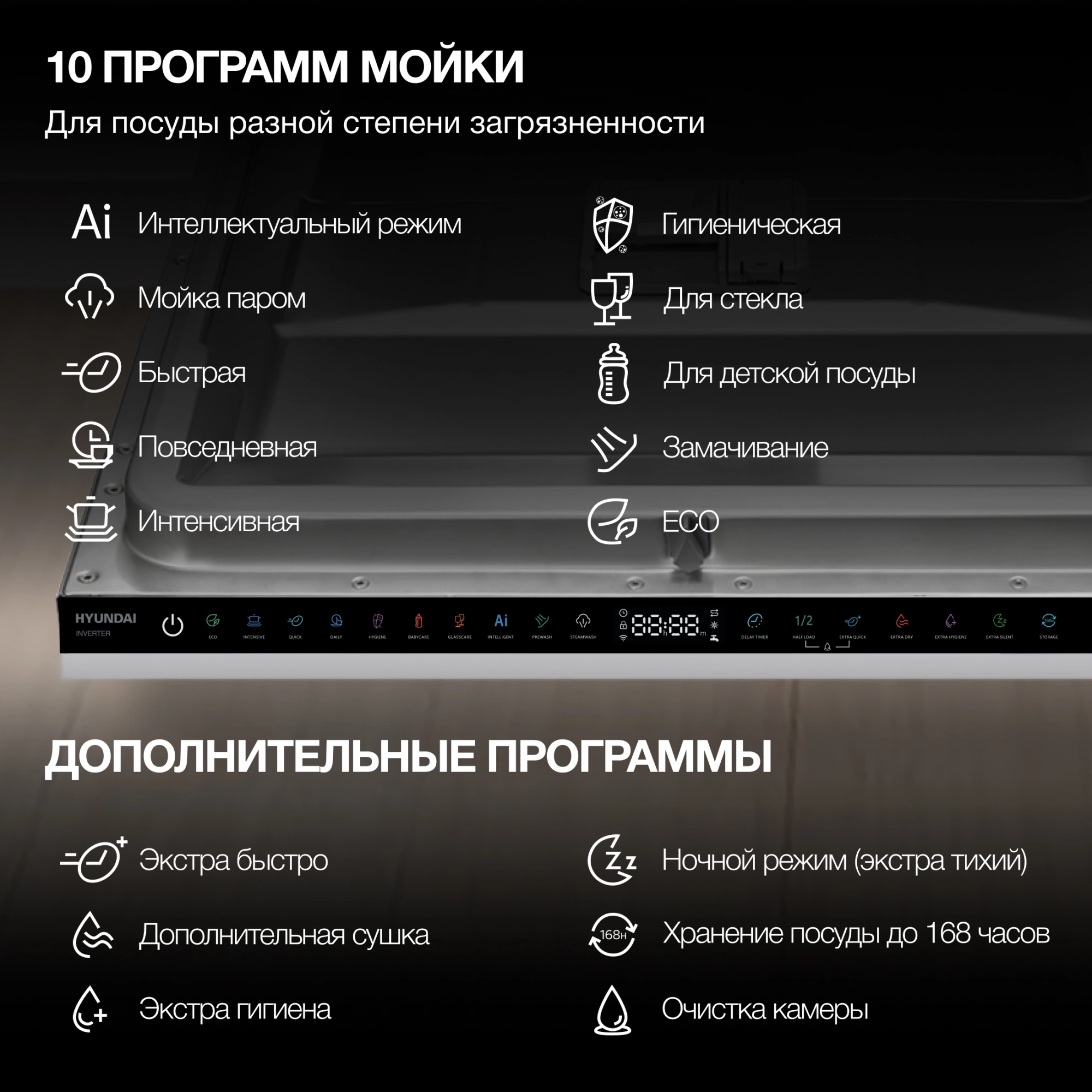 Посудомоечная машина Hyundai HBD 6105, фото 6