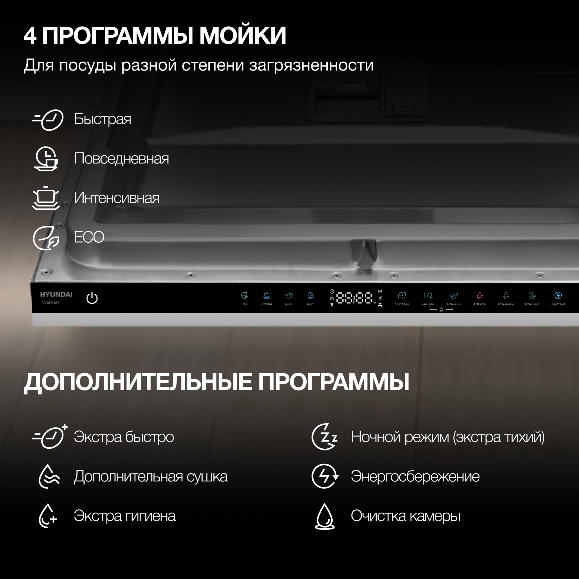 Посудомоечная машина Hyundai HBD 645, фото 23