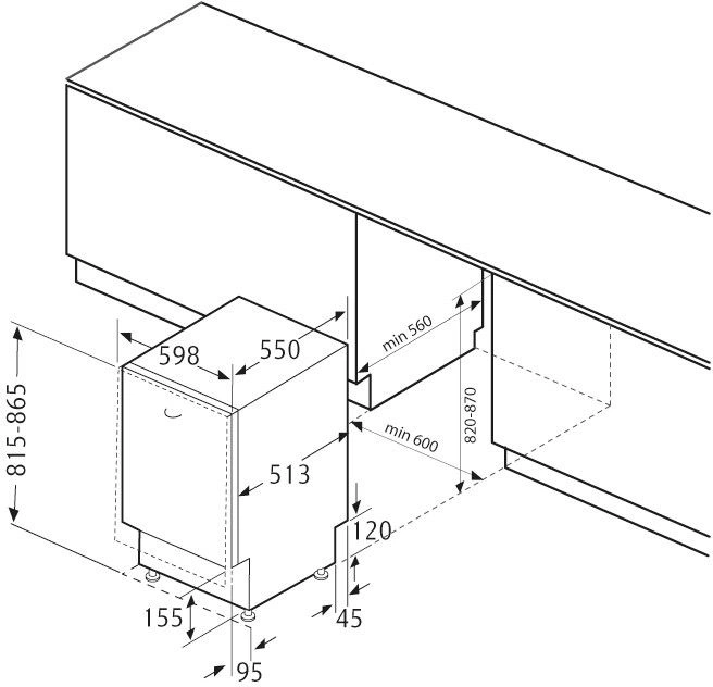 Посудомоечная машина Krona Delia 60, фото 7