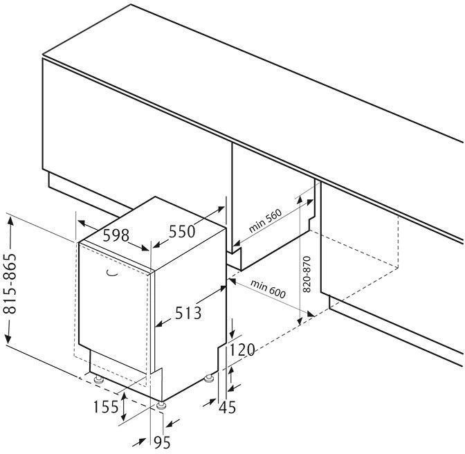 Посудомоечная машина Krona GARDA 60 BI, фото 8