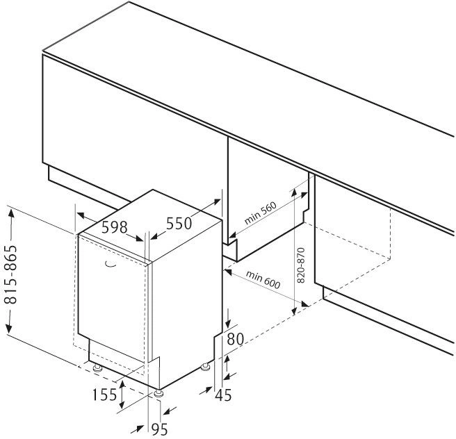 Посудомоечная машина Krona Kamaya 60, фото 18
