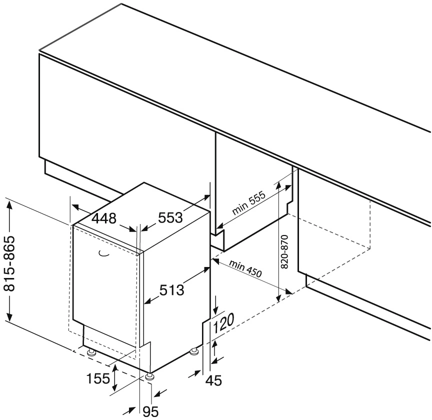 Посудомоечная машина Krona WESPA 45 BI, фото 18