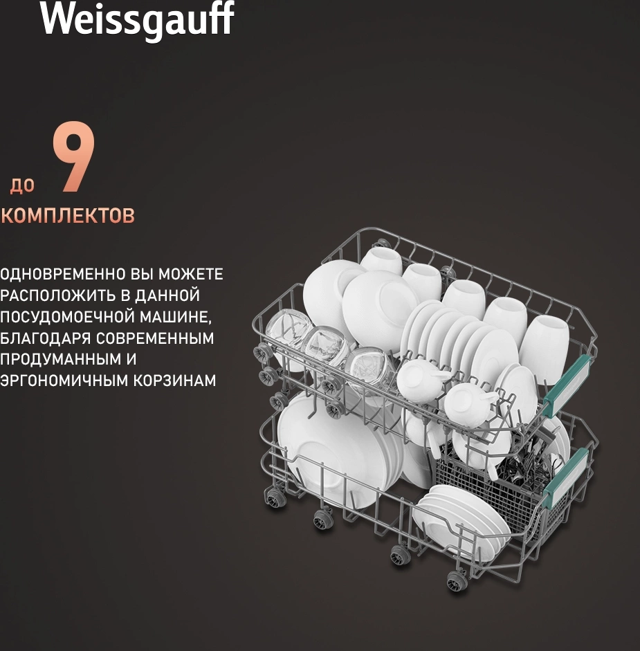 Посудомоечная машина Weissgauff BDW 4026, фото 13